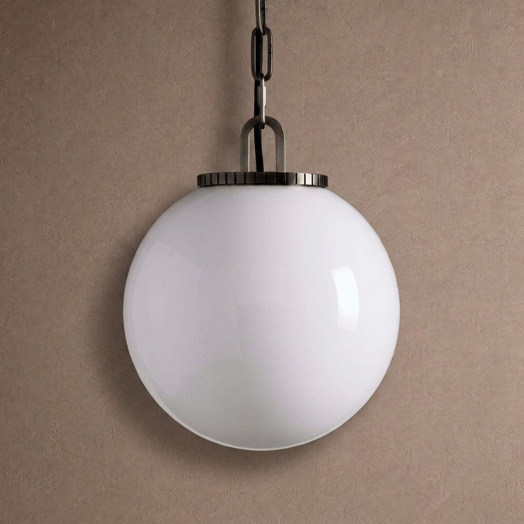 Wescotte Globe Pendant with Chain - BLACKMILKSMALLcasivra