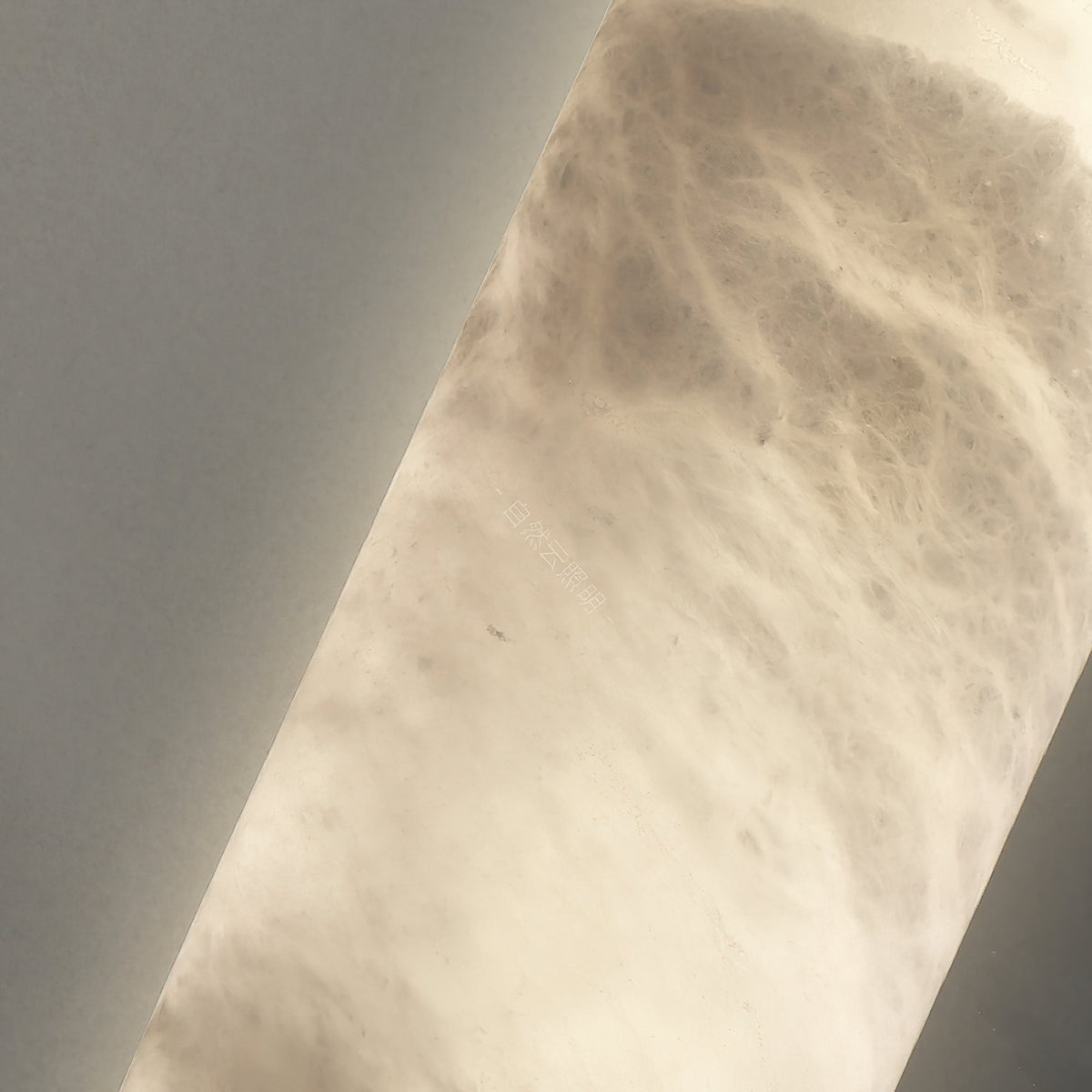 Wrenna Alabaster Flute Wall Lamp - D 7cm x H 38cm / ∅ 2.8″ x H 15″Brass＆White1 piececasivra